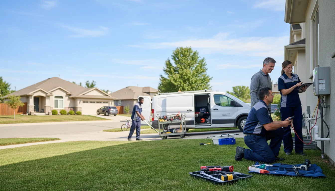 Tankless water heater service in Bradley, OK